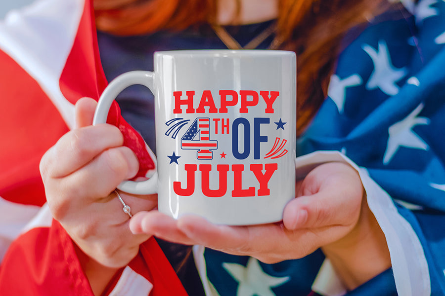 Happy 4th of July SVG Cut File