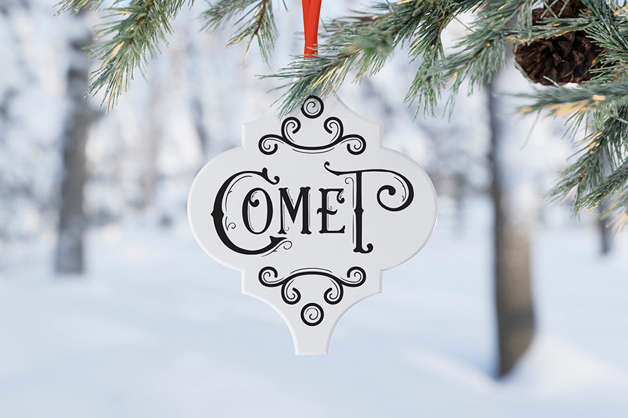 Reindeer Names Arabesque Ornament SVG Bundle