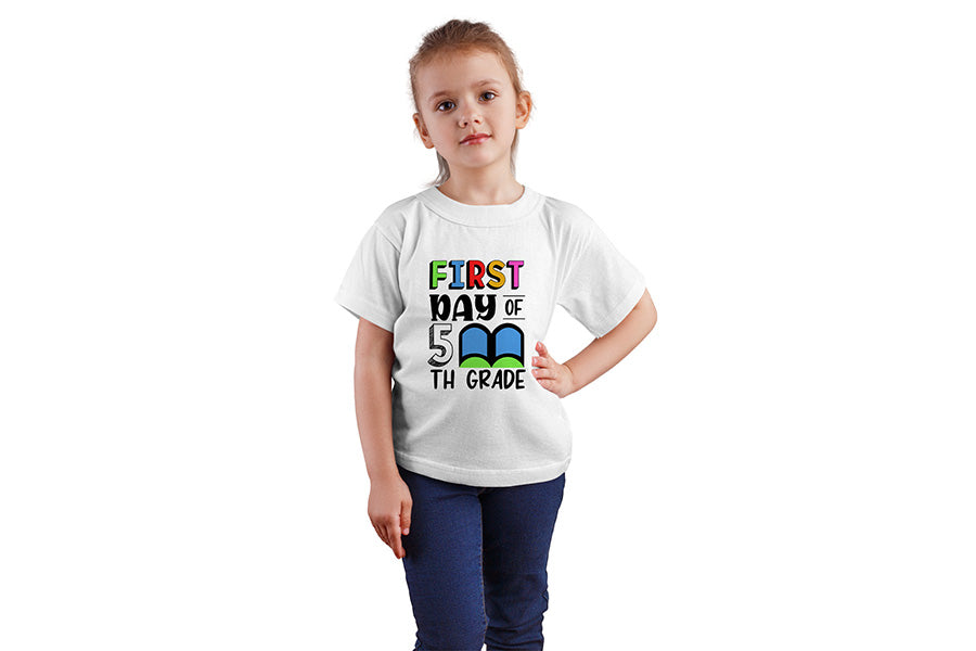 First Day of 5th Grade - Back to School SVG