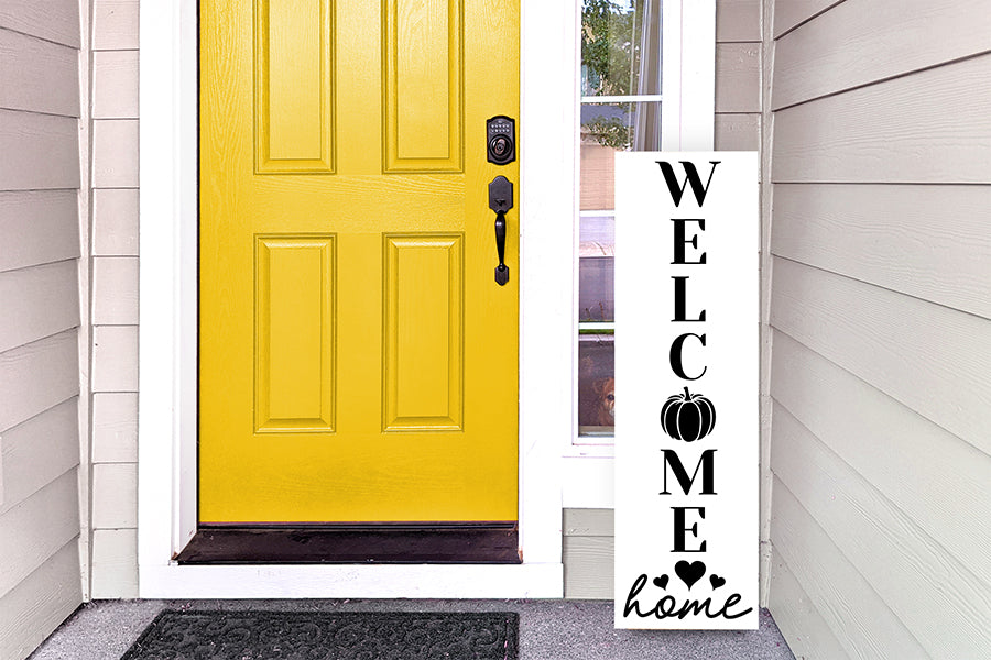 Welcome Home - Fall Porch Sign SVG