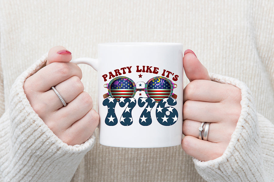 4th of July Sublimation, Party Like It's 1776 PNG