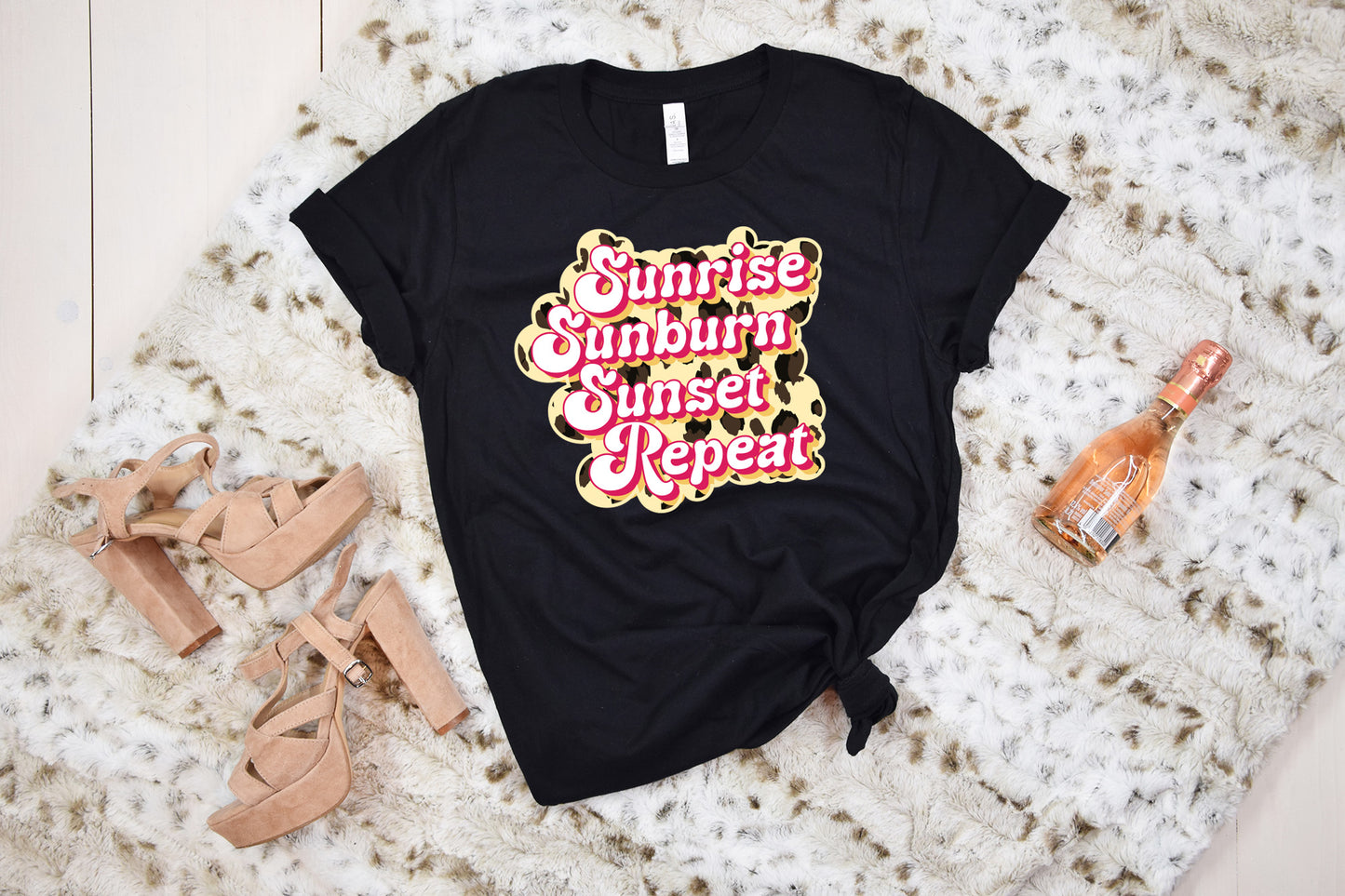 Retro Summer PNG - Sunrise Sunburn Sunset Repeat