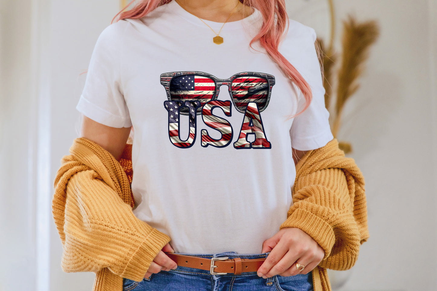 4th of July Sublimation Design - USA PNG