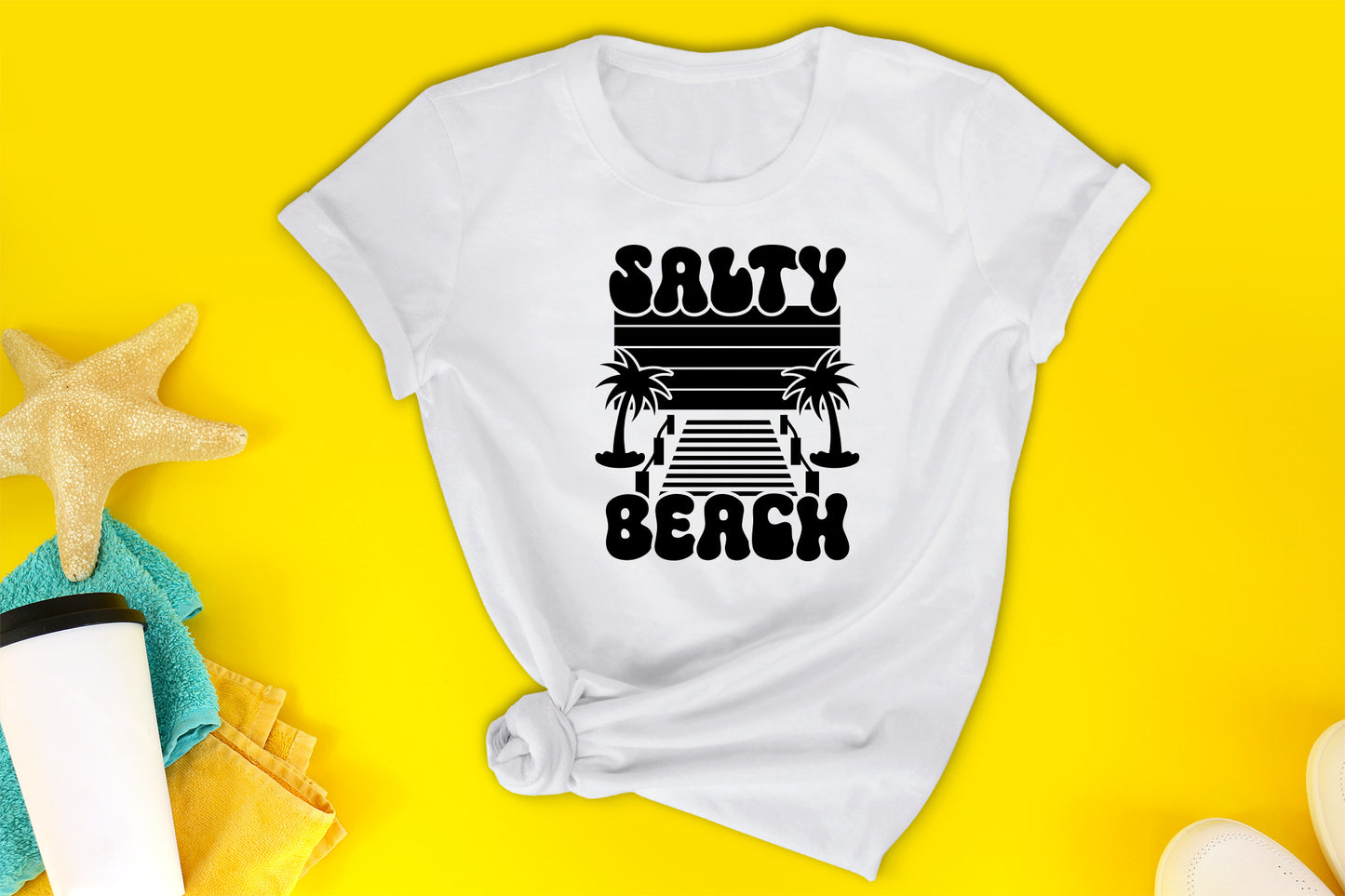 Retro Summer SVG | Salty Beach SVG