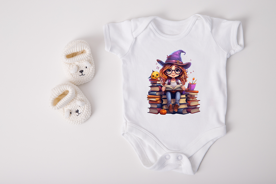 Cute Little Witch Halloween Sublimation Bundle