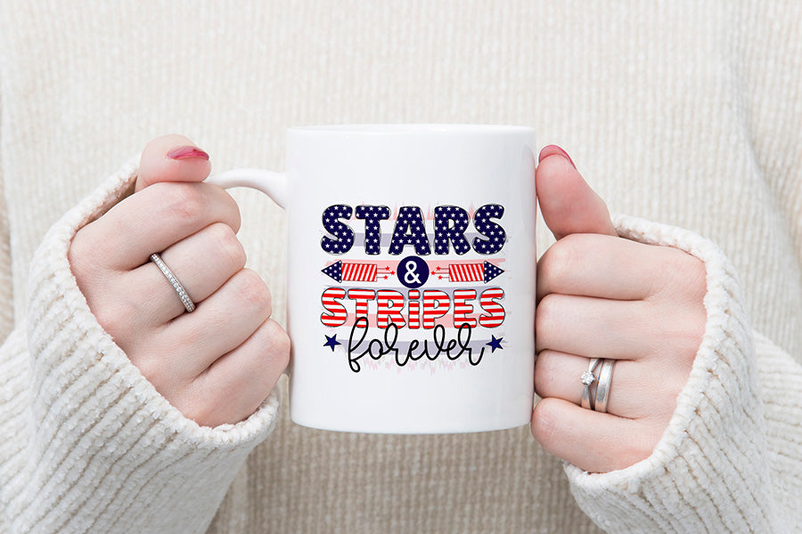 Stars & Stripes Forever, Patriotic PNG Sublimation