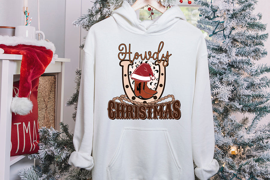 Western Christmas Sublimation - Howdy Christmas