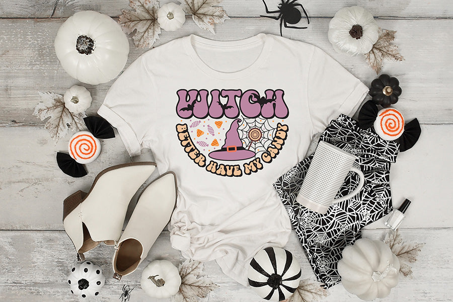 Halloween Witch Sublimation Design