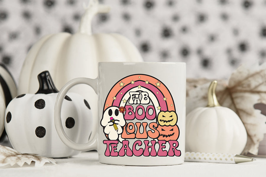 Halloween Teacher PNG Sublimation Bundle
