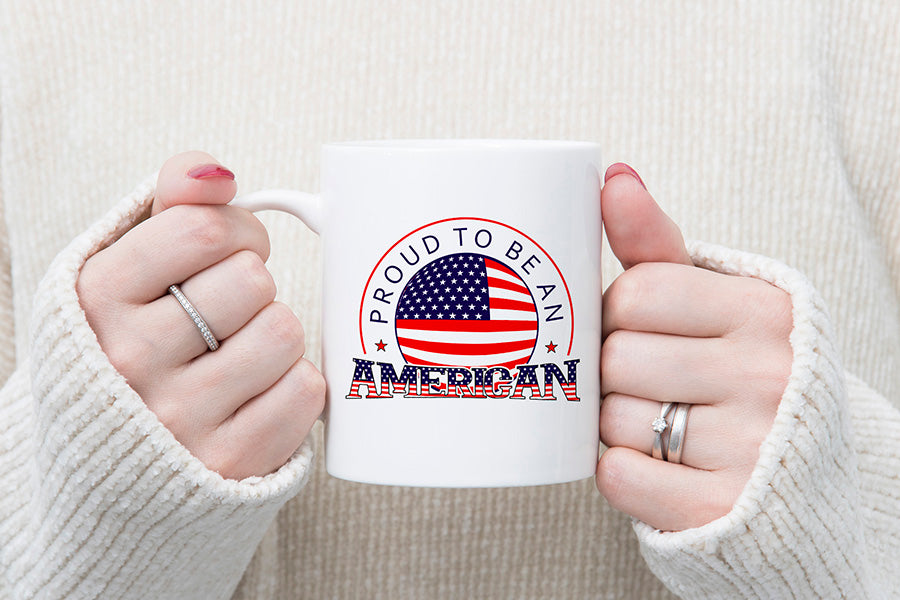 Proud to Be an American | Patriotic PNG Sublimation