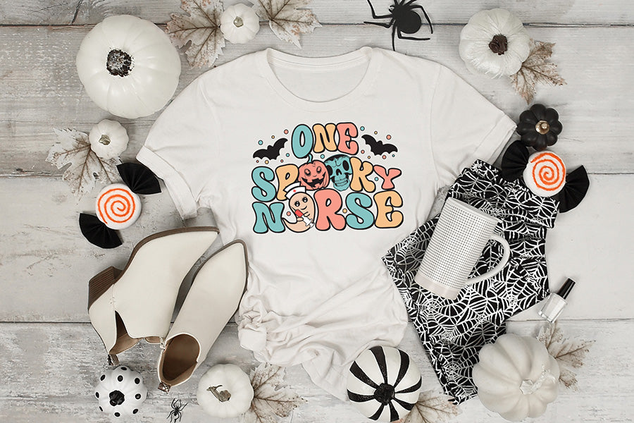 One Spooky Nurse | Halloween Nurse Sublimation