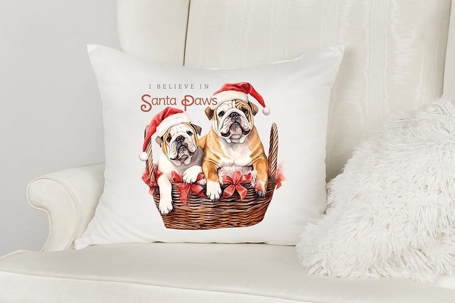 I Believe in Santa Paws, Funny Christmas Dog Saying