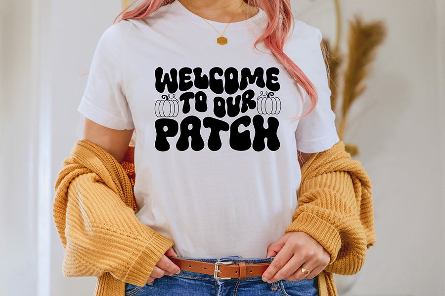 Welcome to Our Patch | Retro Fall SVG