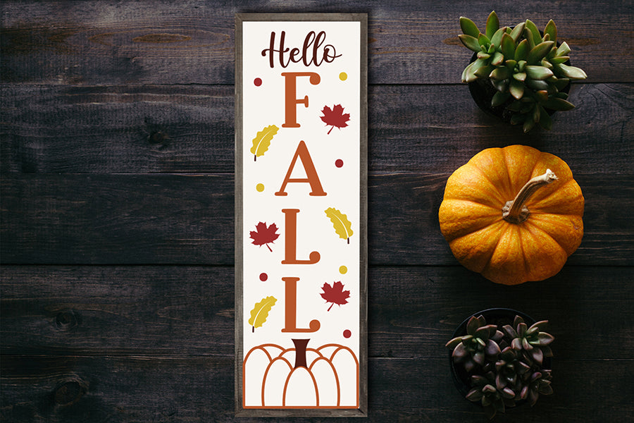 Fall and Thanksgiving Porch Sign SVG Bundle