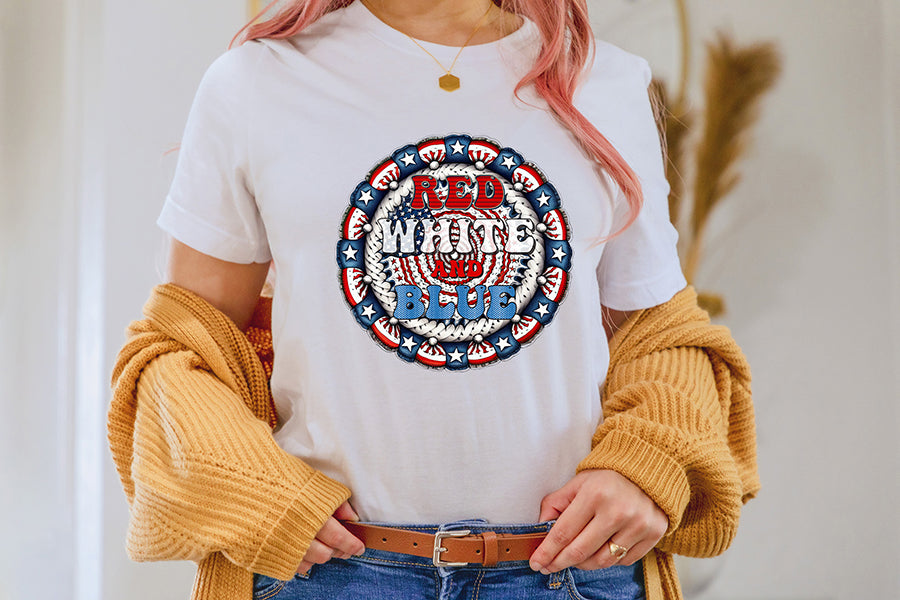 4th of July PNG | Red White and Blue