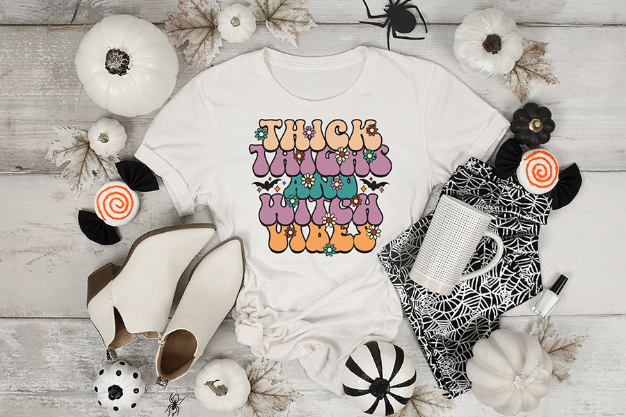 Thick Thighs and Witch Vibes Sublimation