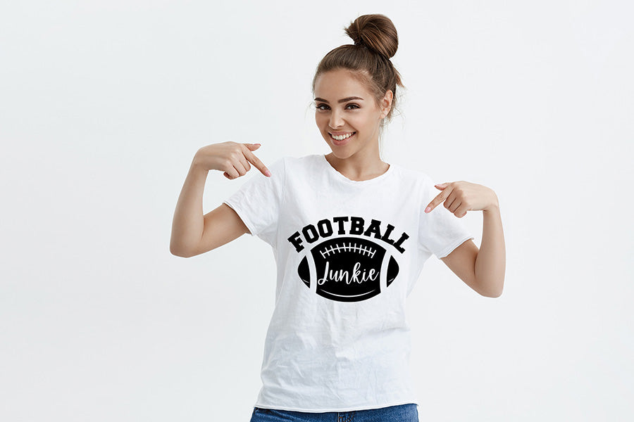 Football Junkie | Football SVG Cut File