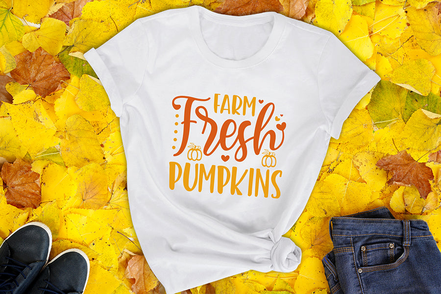 Fall SVG, Farm Fresh Pumpkins Cut File