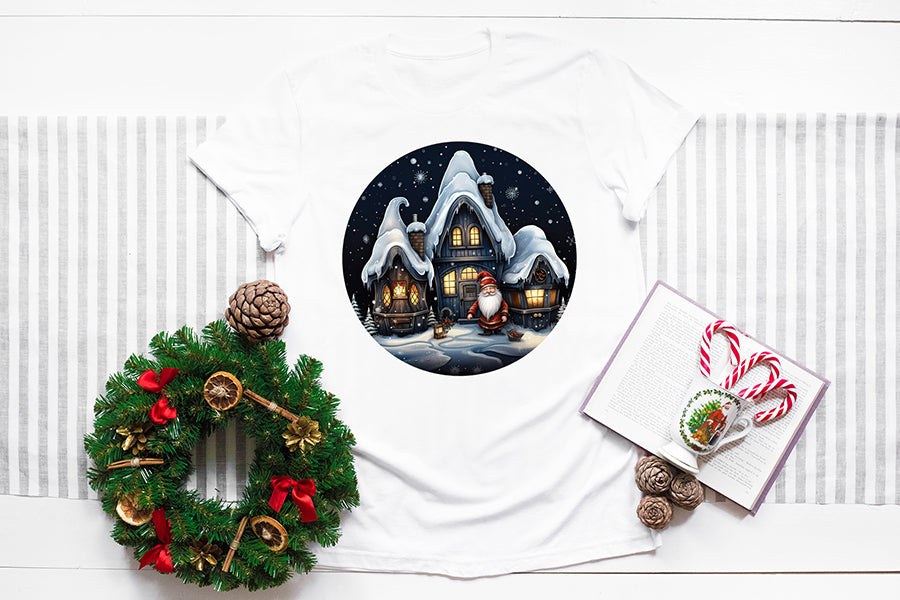 Christmas Gnome Round Sublimation Bundle