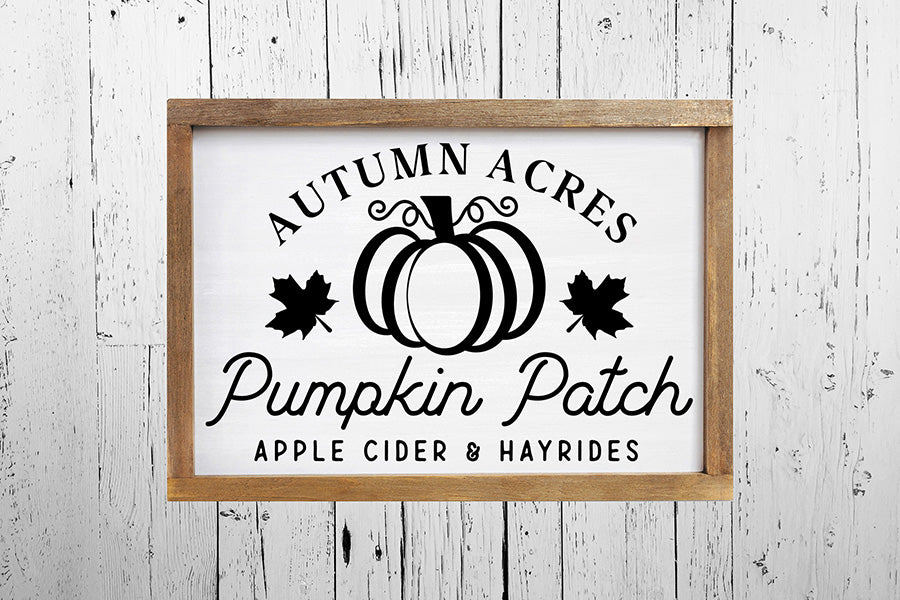 Fall Farmhouse Sign SVG Bundle