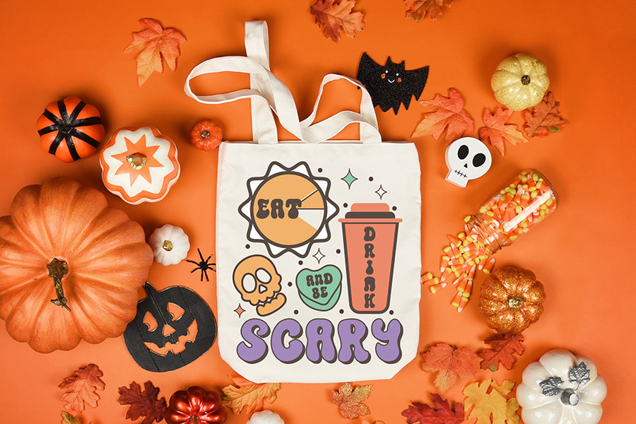 Eat Drink and Be Scary | Halloween PNG Sublimation