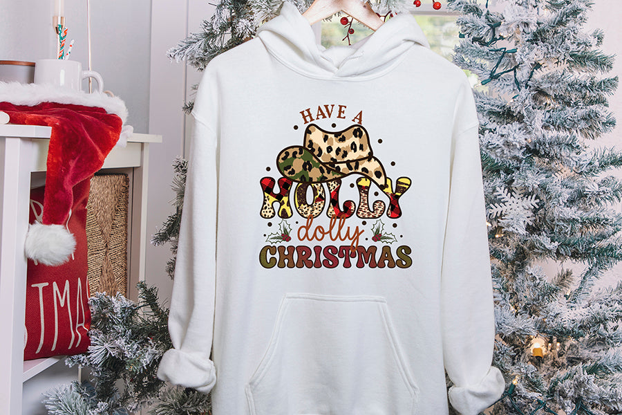 Have a Holly Dolly Christmas Sublimation