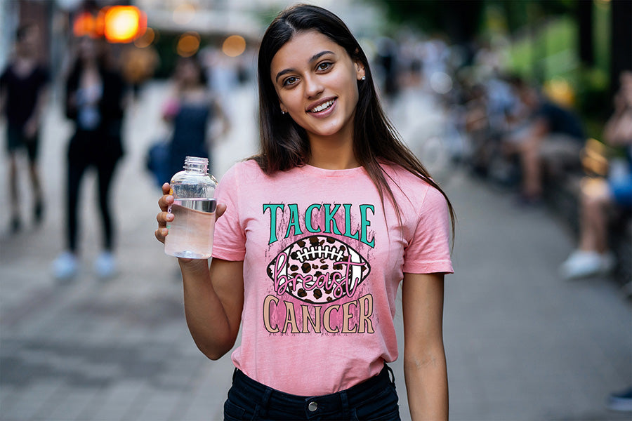 Tackle Breast Cancer PNG Sublimation