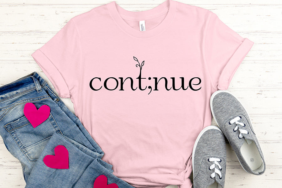 Cont;nue SVG | Mental Health SVG Design