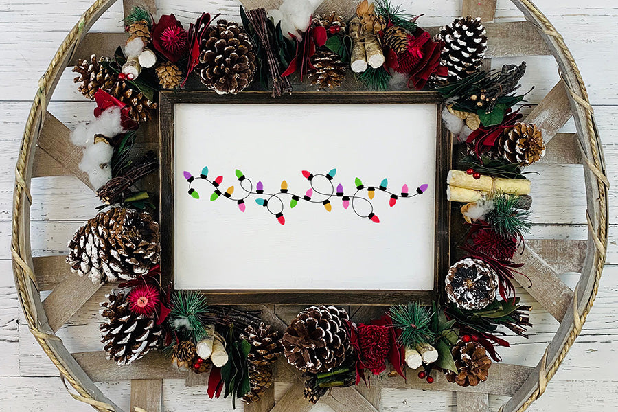 Christmas Lights Clipart Bundle
