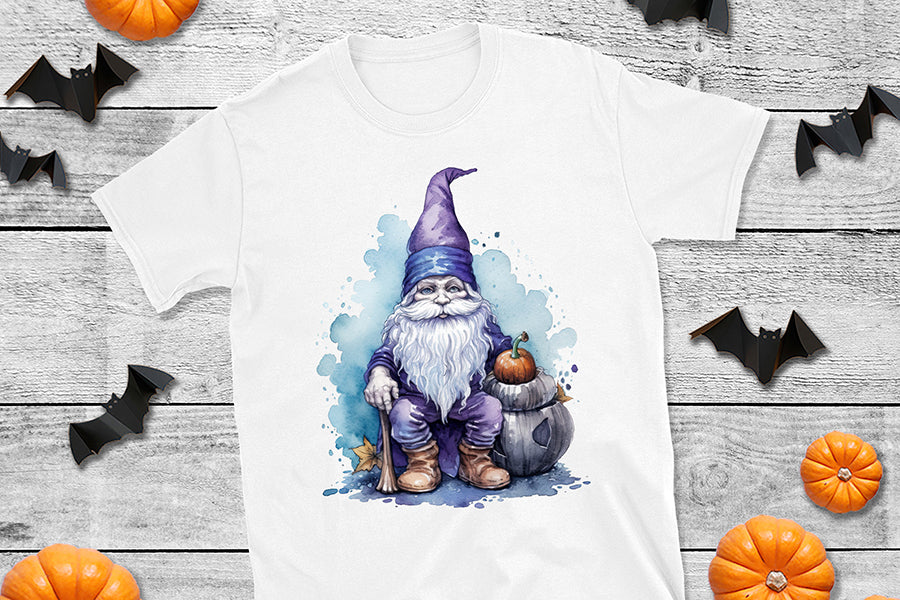 Fairy Halloween Gnome Watercolor Bundle