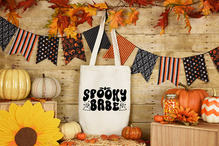 Retro Halloween SVG, Spooky Babe SVG