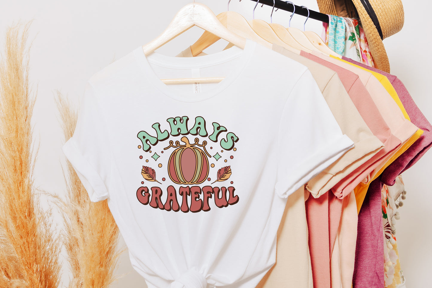 Retro Thanksgiving Sublimation - Always Grateful