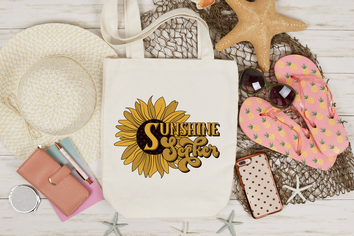 Retro Summer Sublimation - Sunshine Seeker PNG