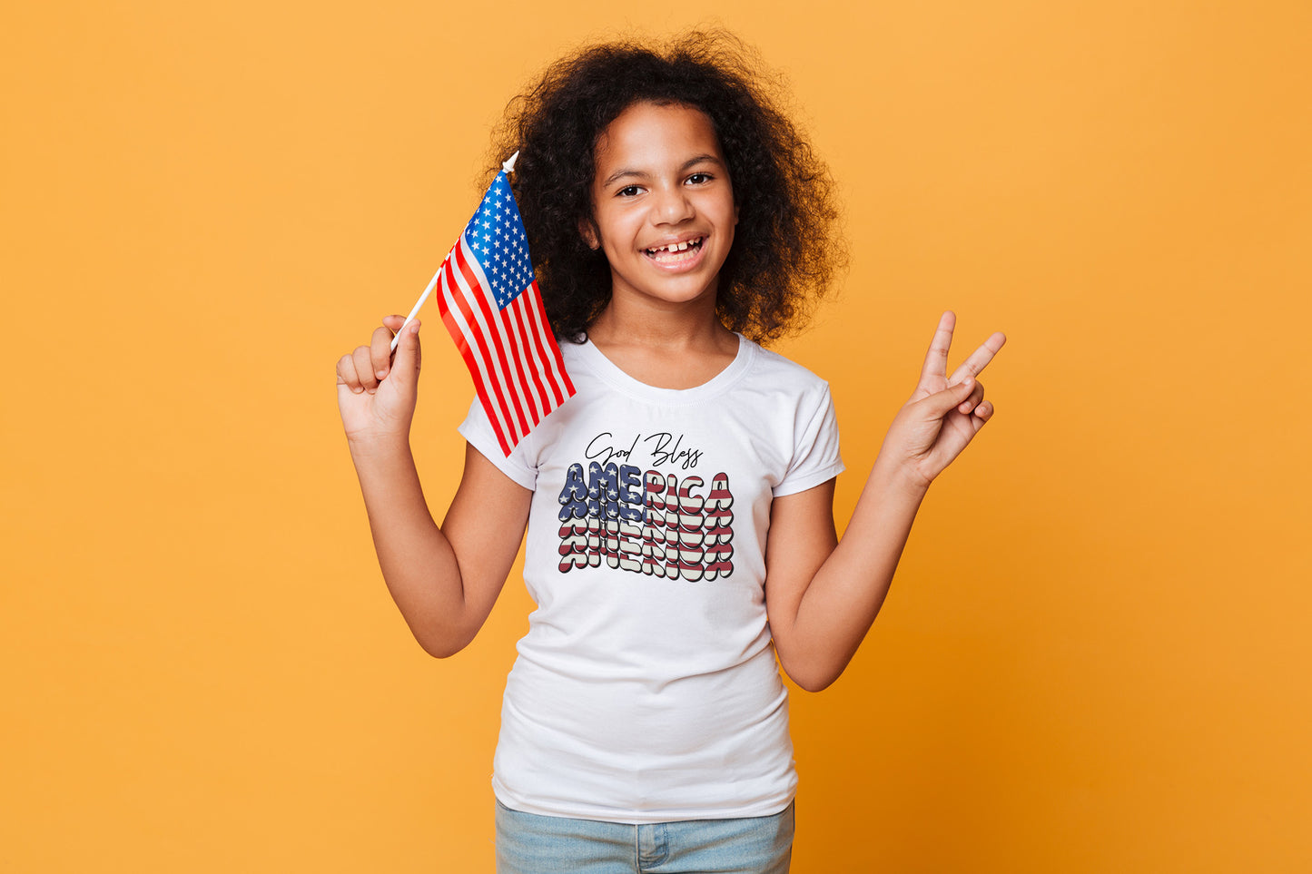 4th of July Retro PNG | God Bless America