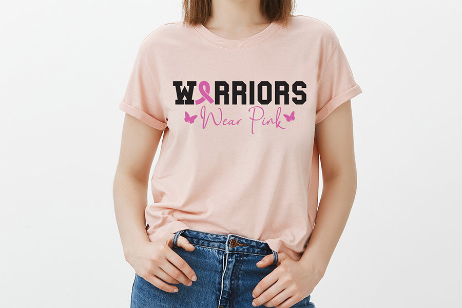 Warriors Wear Pink SVG | Breast Cancer SVG
