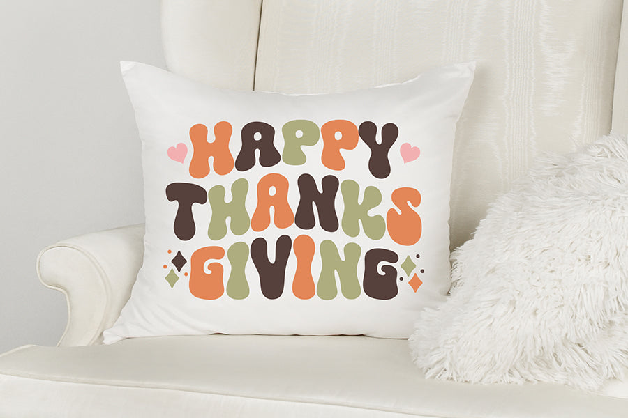 Happy Thanksgiving Retro SVG Design
