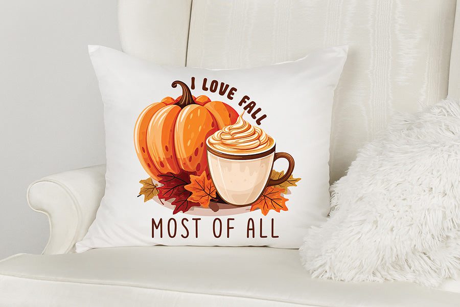 Fall Sublimation Design - I Love Fall Most of All