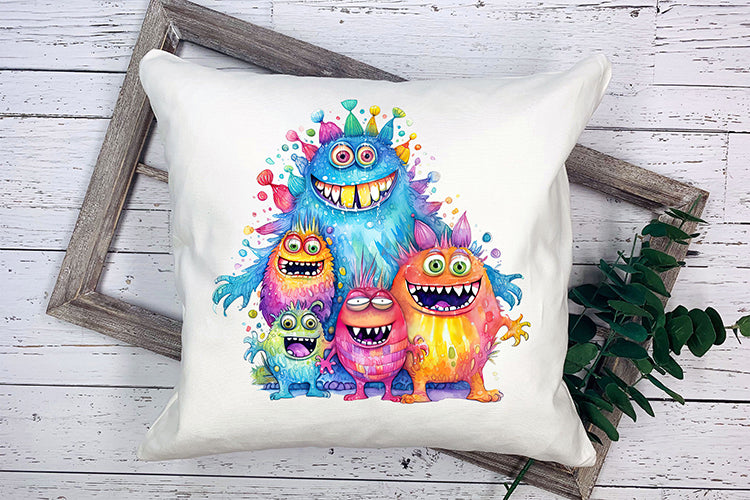 Cute Monster Family Sublimation Bundle