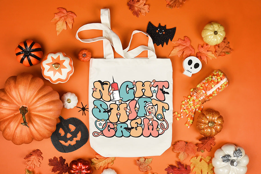 Night Shift Crew - Halloween Nurse PNG