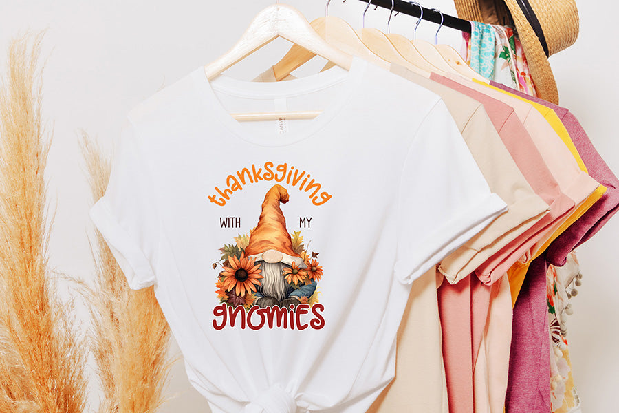 Thanksgiving with My Gnomies PNG Sublimation