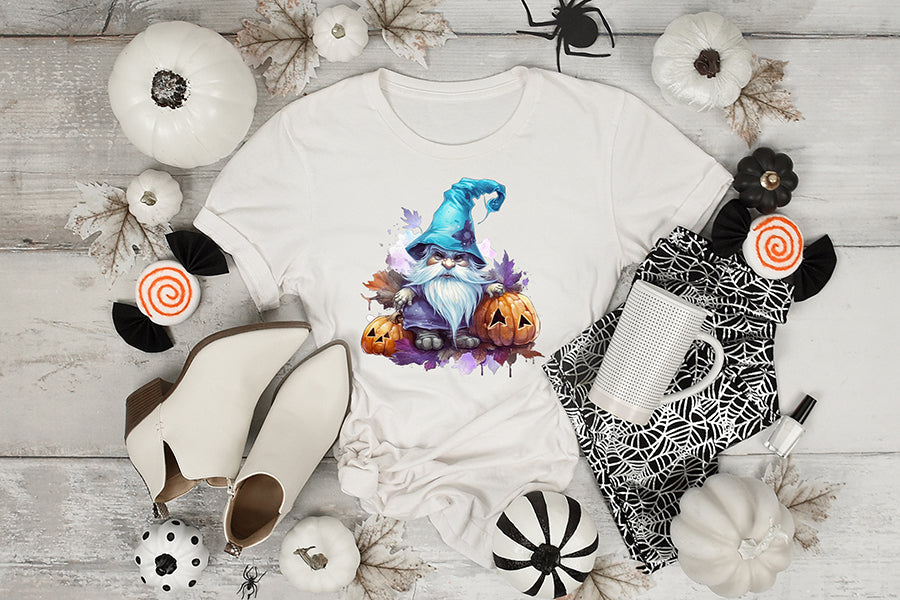 Fairy Halloween Gnome Watercolor Bundle