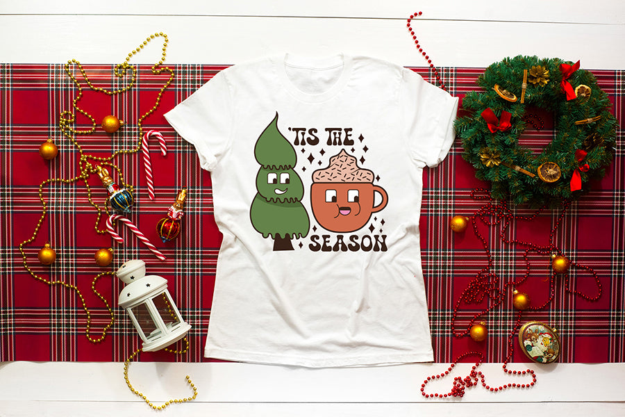 Tis the Season | Groovy Christmas Sublimation