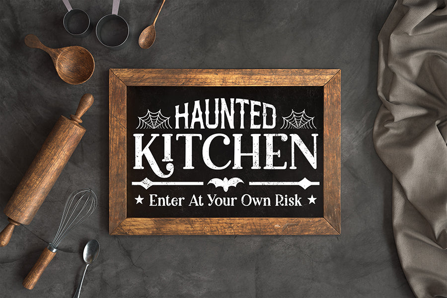 Halloween Kitchen Sign SVG Bundle