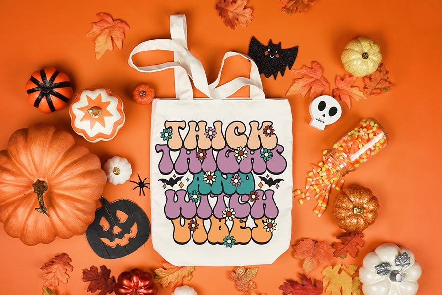 Thick Thighs and Witch Vibes Sublimation