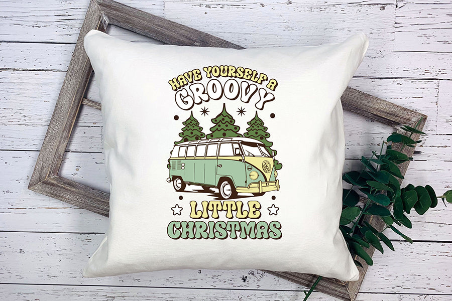 Groovy Christmas Sublimation Design PNG