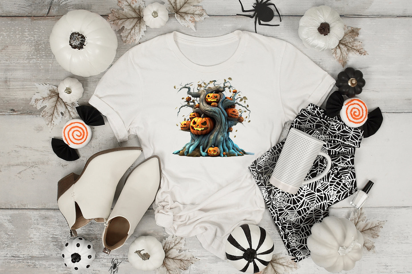 Halloween Watercolor Sublimation Clipart Bundle