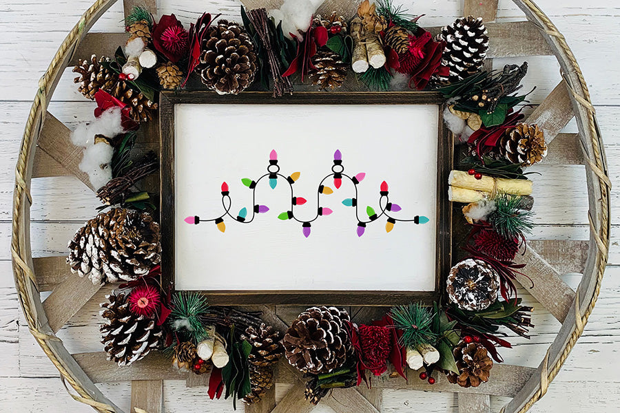 Christmas Lights Clipart Bundle