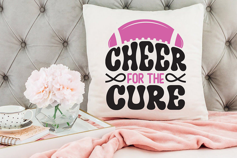 Cheer for the Cure SVG - Breast Cancer SVG