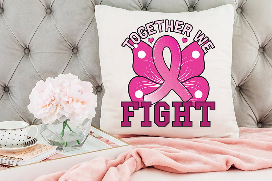 Together We Fight - Breast Cancer PNG