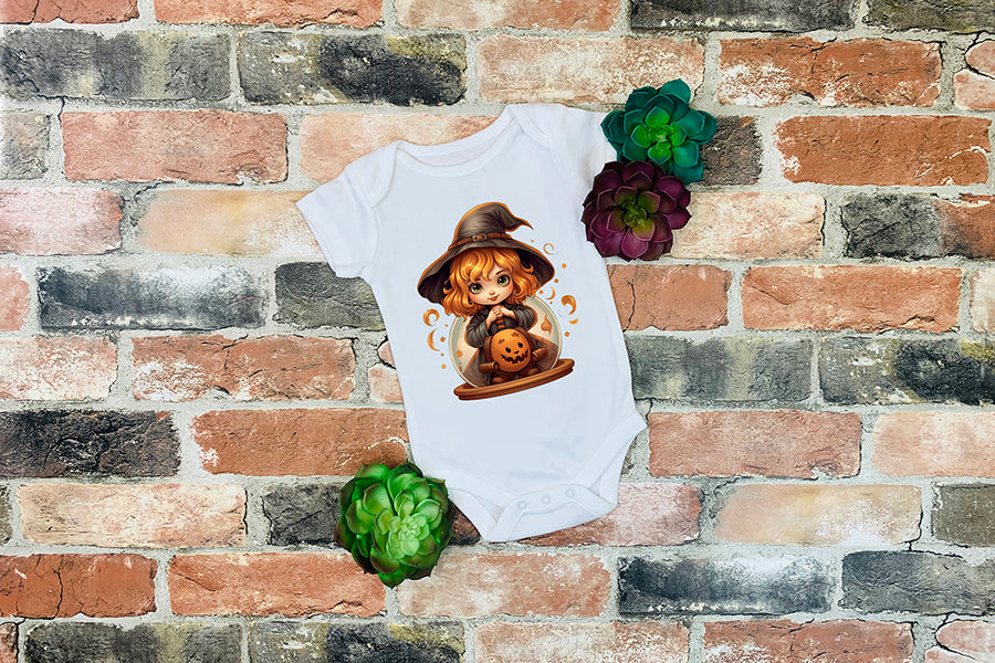 Cute Little Witch Halloween Sublimation Bundle